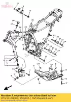 3YF213150000, Yamaha, stay, engine 2 yamaha xtz tenere 660, New