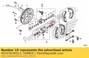 Honda 45337634013 vis, l. ajustement - La partie au fond