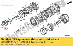 Here you can order the circlip, internal, 95 from Honda, with part number 90601MB0771: