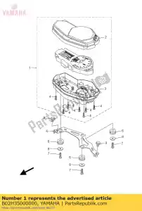 Yamaha B02H35000000 montagem do medidor - Lado inferior