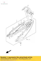 Ici, vous pouvez commander le housse assy, ?? Siège auprès de Suzuki , avec le numéro de pièce 4550038G20YAY:
