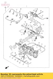 yamaha 39P137950000 articulación, cuerpo de mariposa 1 - Lado inferior