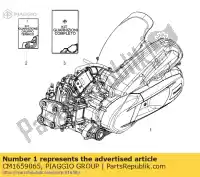 CM1659065, Piaggio Group, 350 4t / 4v, es decir, motor e3 piaggio beverly 350 2014, Nuevo