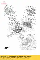 5YU111031000, Yamaha, testata cilindro 2 yamaha mt 1670 2006 2007 2008 2009, Nuovo