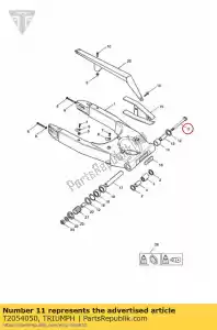 triumph T2054050 fuso - Lado inferior