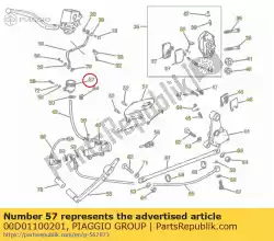 Qui puoi ordinare serbatoio dell'olio da Piaggio Group , con numero parte 00D01100201: