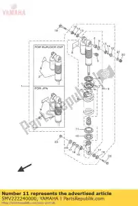 yamaha 5MV222240000 prowadnica, spr??yna 2 - Dół