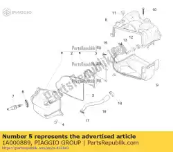 Ici, vous pouvez commander le joint auprès de Piaggio Group , avec le numéro de pièce 1A000889: