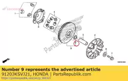 Aqui você pode pedir o selo de óleo, 30x37x3,5 em Honda , com o número da peça 91203KSVJ21: