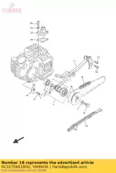 bout, socket van Yamaha, met onderdeel nummer 913170601800, bestel je hier online: