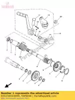 43G156510000, Yamaha, versnelling, stationair draaien yamaha it 200, Nieuw