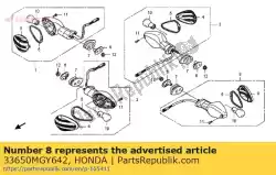Aquí puede pedir no hay descripción disponible en este momento de Honda , con el número de pieza 33650MGY642: