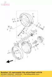 Tutaj możesz zamówić zosta?, reflektor 1 od Yamaha , z numerem części 4KG843180000:
