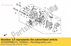 Aquí puede pedir no hay descripción disponible en este momento de Honda , con el número de pieza 45200MM8673: