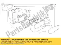 GU03482570, Piaggio Group, mala rh 40 l moto-guzzi california classic touring california ev pi cat california stone touring pi cat 1100 2003 2006, Novo