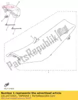 1SL2471001, Yamaha, Montaje de un solo asiento para dpbse yamaha wr250f wr450f yz250fx yz250f cross country yz450fx yz450f 250 450 , Nuevo