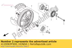 tandwiel comp., laatste dri van Honda, met onderdeel nummer 41200KPF900, bestel je hier online:
