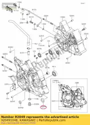 Aqui você pode pedir o selo de óleo, sc22325 z1000-a4 em Kawasaki , com o número da peça 920491048: