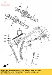 Aquí puede pedir varilla, tensor de cadena de Yamaha , con el número de pieza 4G0122170100: