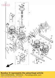 Ici, vous pouvez commander le diaphragme assy auprès de Yamaha , avec le numéro de pièce 50H149400000: