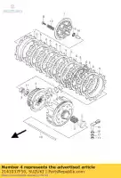 2141037F50, Suzuki, buje, manga del embrague suzuki rm 250 2006 2007 2008, Nuevo