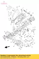 Aqui você pode pedir o parafuso, flange em Yamaha , com o número da peça 901050604400: