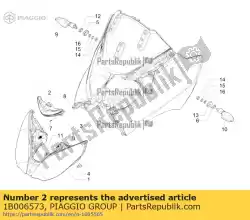 Qui puoi ordinare guardia da Piaggio Group , con numero parte 1B006573: