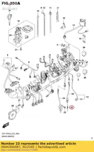 Suzuki 0944306087 spring,brake la - Bottom side