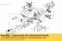 17520MCJ000ZF, Honda, ensemble de réservoir, type de carburant (wl) * honda cbr fireblade rr cbr900rr 900 , Nouveau