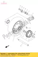 2PW253381033, Yamaha, gietwiel achter yamaha xp 500 2015 2016, Nieuw