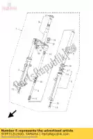 5YPF31262000, Yamaha, rurka zewn?trzna (lewa) yamaha t 135 2009 2011, Nowy