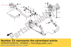 Qui puoi ordinare tubo, 5,3x380 (95005-5500 da Honda , con numero parte 950055538020: