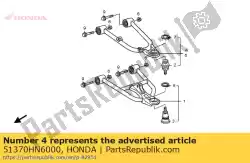 arm assy, ?? R boven van Honda, met onderdeel nummer 51370HN6000, bestel je hier online: