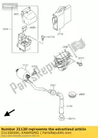 21130S006, Kawasaki, bouchon-bougie ksf400-a1 kawasaki kfx 400 2004 2005 2006, Nouveau