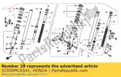 Aqui você pode pedir o garfo assy., l. Fr. (showa) em Honda , com o número da peça 51500MCAS41: