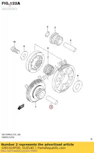 Suzuki 1261524F00 pin, rozrusznik idl - Dół