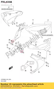 suzuki 0932008510 coussin (85x20x8) - La partie au fond