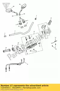 triumph T2040957 juk, boven, assy - Onderkant