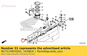 Honda 90751MEH000 pino, junta - Lado inferior