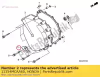 11354MCAA60, Honda, clamp, tube honda  gl 1800 2006 2007 2008 2009 2010 2012 2013 2017, New