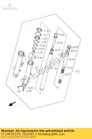 5114010G10, Suzuki, tube extérieur l. suzuki an 650 2005 2006 2007 2008 2009 2010 2011 2012, Nouveau