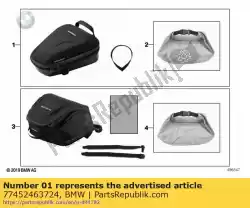 Here you can order the pocket for rear seat from BMW, with part number 77452463724: