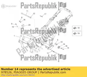 Piaggio Group 978526 hoes - Onderkant