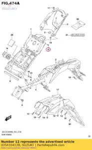 suzuki 035410412B vite - Il fondo