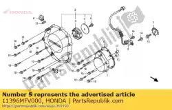 Ici, vous pouvez commander le joint, r. Couverture auprès de Honda , avec le numéro de pièce 11396MFV000: