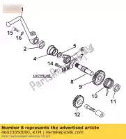 46033050000, KTM, kickstarter as ktm sx xc 60 65 1998 1999 2000 2001 2002 2003 2004 2005 2006 2007 2008, Nieuw