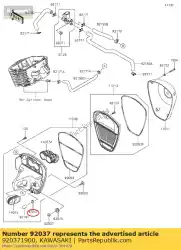 Here you can order the clamp from Kawasaki, with part number 920371900: