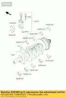 920281884, Kawasaki, boccola, albero a gomiti, bl zx600-g1 kawasaki zx 600 1998 1999 2000 2001 2002 2003 2004, Nuovo