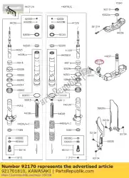 Aquí puede pedir abrazadera kx80-w1 de Kawasaki , con el número de pieza 921701810: