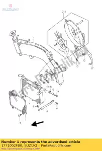 Suzuki 1771002FB0 radiator assy, ??w - Il fondo